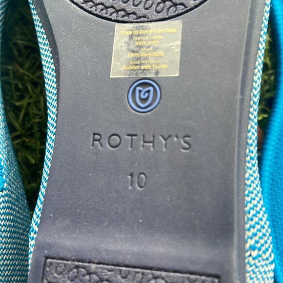 Rothy’s the loafer indigo cloud size 10 woman flat shoes - Picture 8 of 9